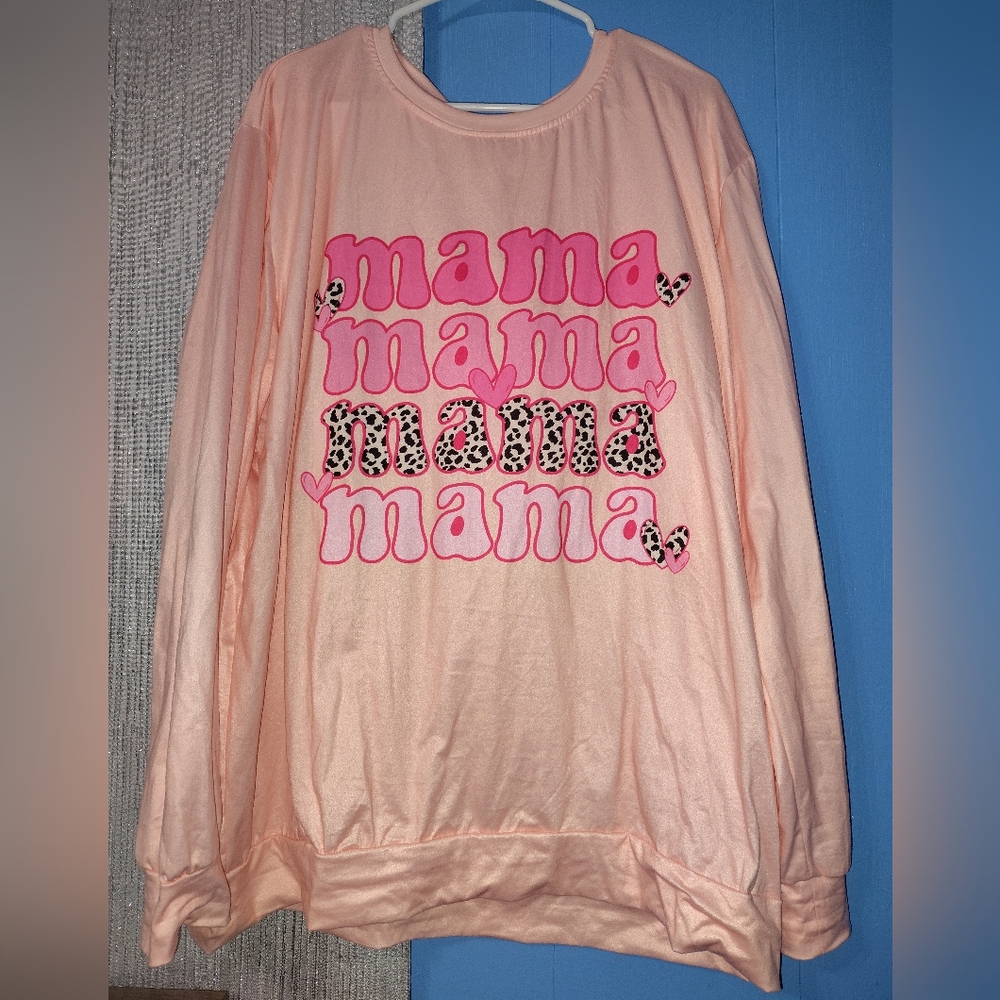 Pink 'Mama' Graphic Sweater